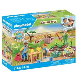 PLAYMOBIL 71443 Grands-parents et potager - Country -  Des 4 ans