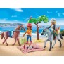 PLAYMOBIL 71470 Amélia et Ben avec chevaux - Horses of Waterfall - 2 personnages et 2 chevaux - Des 4 ans