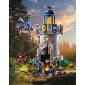 PLAYMOBIL 71483 Novelmore Tourelle des chevaliers de Novelmore avec dragon