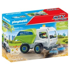 PLAYMOBIL 71432 Balayeuse de voirie - City Action - Des 4 ans