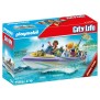 PLAYMOBIL - Mariés et bateau - City Life - Découvre les océans avec les mariés - Coffre de rangement - Des 4 ans