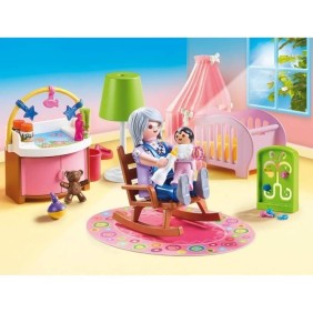 PLAYMOBIL - 70210 - Dollhouse La Maison Traditionnelle - Chambre de bébé