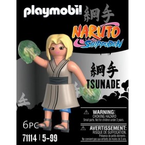 Figurine PLAYMOBIL Tsunade - Naruto Shippuden - Blanc - 6 pieces - A partir de 5 ans