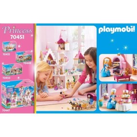 PLAYMOBIL - 70451 - Pâtisserie du palais - Rose et blanc - Plastique - 133 pieces