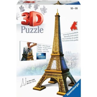 Puzzle 3D Tour Eiffel - Ravensburger - 216 pieces - sans colle - Architecture et monument