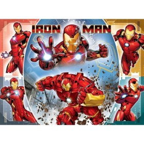 Ravensburger-MARVEL HEROS-Puzzle 100 pieces XXL - Le puissant Iron Man / Marvel Avengers-4005556133772-A partir de 6 ans