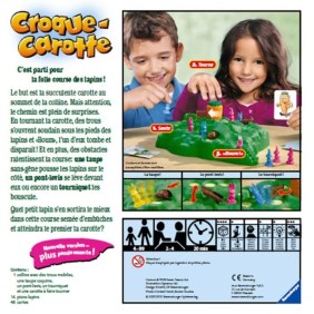 Jeu de parcours enfant - Ravensburger - Croque Carotte - 2 a 4 joueurs - Des 4 ans