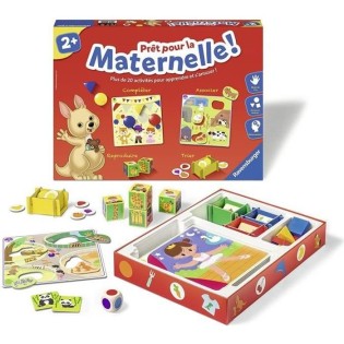 Pret pour la maternelle !  - Coffret complet éducatif - 20 activités - Préparation Programme Maternelle - Ravensburger - Des 2 a