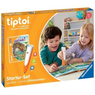 Tiptoi Starter Dino, lecteur et livre, 00175, A partir de 5 ans, Ravensburger