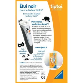 tiptoi Etui noir, pour Lecteur tiptoi (non inclus) 00000181, Des 3 ans, Ravensburger