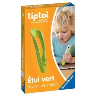 tiptoi Etui vert, pour Lecteur tiptoi (non inclus) 00000182, Des 3 ans, Ravensburger