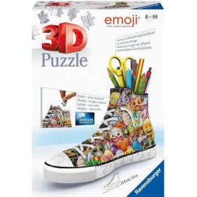 Pot a crayons Sneaker Emoji Puzzle 3D Ravensburger pour enfant des 8 ans