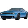 Puzzle 3D Véhicules - Dodge Challenger SRT Hellcat Redeye Widebody - 108 pieces numérotées - Ravensburger