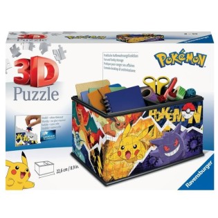 Boite de rangement Pokémon Puzzle 3D - Ravensburger - 216 pieces - A partir de 8 ans