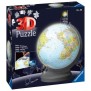 Puzzle 3D Ball éducatif - Globe terrestre lumineux - Ravensburger - 540 pieces - A partir de 10 ans