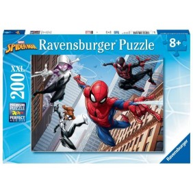 Ravensburger - Puzzle Spider-Man 200 pieces XXL - Les pouvoirs de l'araignée - Enfant 8 ans et plus