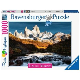 Puzzle Adulte 1000 p - Le Fitz Roy, Patagonie (Puzzle Highlights) - Adultes, enfants des 14 ans - Paysages - 17315 - Ravensburge