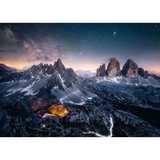 Puzzle 1000 pieces Les Tre Cime di lavaredo, Dolomites (Puzzle Highlights) - Adultes, enfants - Paysages - 17318 - Ravensburger