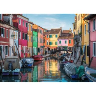 Puzzle 1000 pieces Burano, Italie - Ravensburger - Architecture et monument - Adultes et enfants des 14 ans