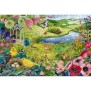 Puzzle en bois Jardin de la nature 500 pieces robustes et naturelles dont 40 figurines en bois (whimsies), Qualité premium - Pou