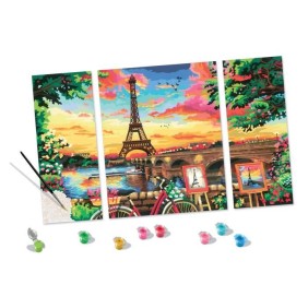 CreArt Paris format triptyque 80x50cm - Peinture par numéros – Des 12 ans – Ravensburger - 20134