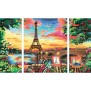 CreArt Paris format triptyque 80x50cm - Peinture par numéros – Des 12 ans – Ravensburger - 20134