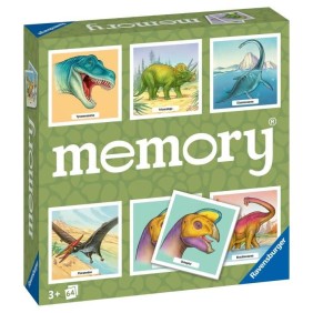 Grand memory Dinosaures, Jeu Educatif, association et mémorisation, A partir de 3 ans, 20924, Ravensburger