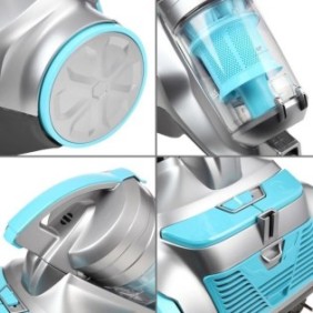 CONTINENTAL EDISON VC800SB Silentium Aspirateur traоneau sans sac - 800W - 76 dB - A - Bleu