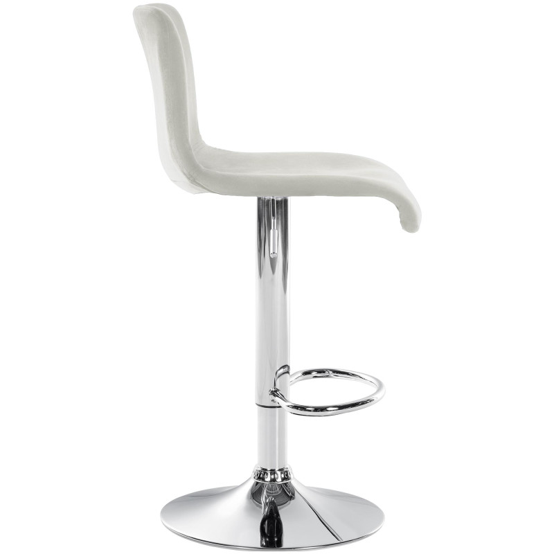 Tabouret de bar Hoover Velvet C crème