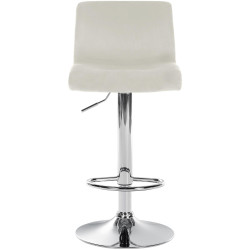 Tabouret de bar Hoover Velvet C crème