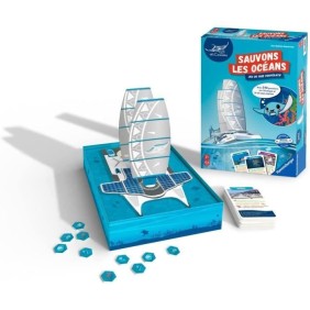 The SeaCleaners - Sauvons les Océans - Jeu de quizz - de 1 a 4 joueurs a partir de 7 ans - Enfant et parents - 20979 - Ravensbur