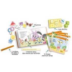 Lis et joue avec Maki - L'Ecole - Premier jeu de société pour enfants - a partir de 3 ans - 22356 - Ravensburger