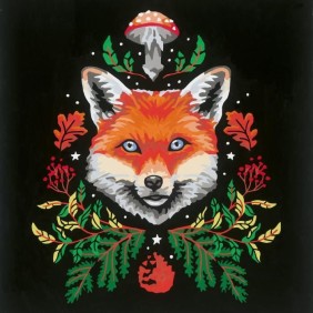 CreArt Fox / Renard 20x20 cm - format carré - Peinture par numéros – Des 12 ans – Ravensburger - 23511