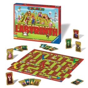 Labyrinthe SUPER MARIO, Jeu de société famille, Chasse au trésor dans un labyrinthe en mouvement, Des 7 ans, Ravensburger