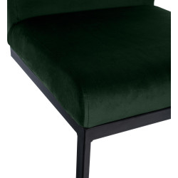 Tabouret de bar Hopewell velours B vert