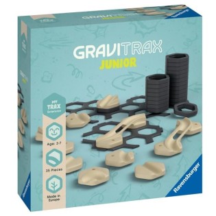 GraviTrax JUNIOR Set d'extension Rails - My Trax 35 pieces - Circuits de billes - des 3 ans - 27401 - Ravensburger