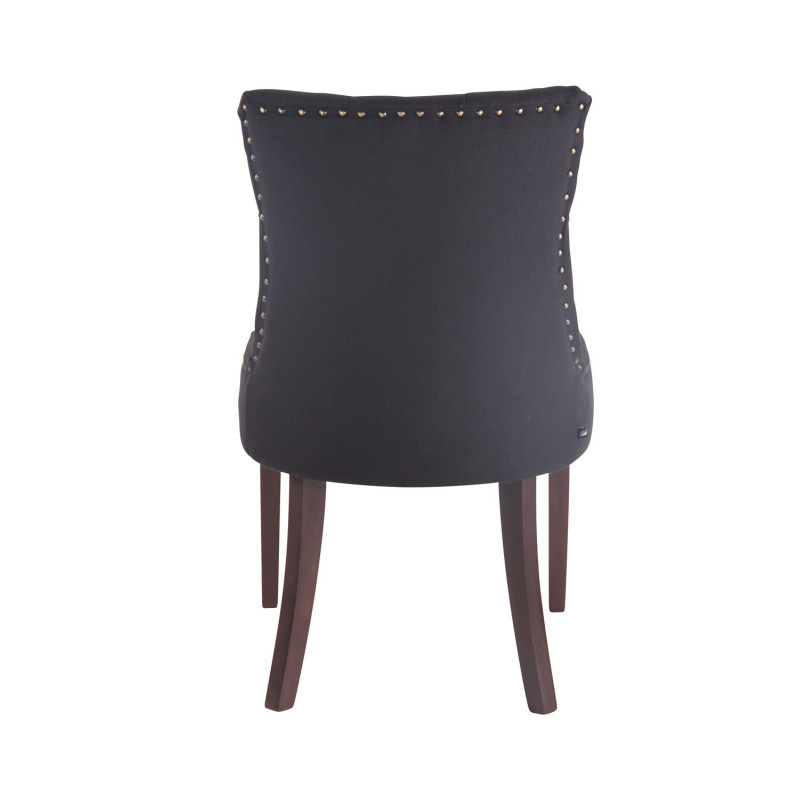 Lot de 2 chaises de salle à manger Aberdeen tissu antique