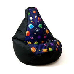 Pouf GO GIFT Noir 105 x 80...