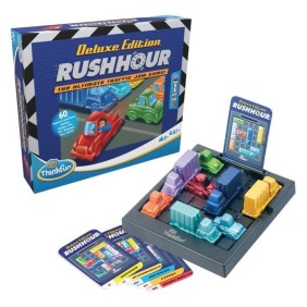 Rush Hour Deluxe - Ravensburger - Casse-tete Think Fun - 60 défis 5 niveaux - Des 8 ans