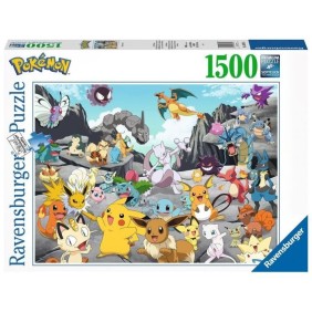 Puzzle Pokémon Classics 1500 pieces - Ravensburger - Puzzle adultes des 14 ans