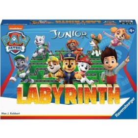 PAT'PATROUILLE Labyrinthe Jr - Ravensburger - Jeu de société enfants - Chasse au trésor dans un labyrinthe en mouvement - Des 4 