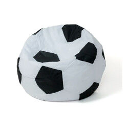 Pouf GO GIFT Blanc Noir...