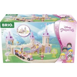 Circuit Château Princesses Disney - BRIO - Coffret 18 pieces - Train en bois - Des 3 ans