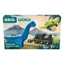 Brio Train a Piles Dinosaure - Train électrique - Dinosaure Inclus - pour circuit de train en bois - Des 3 Ans - Brio World - 36