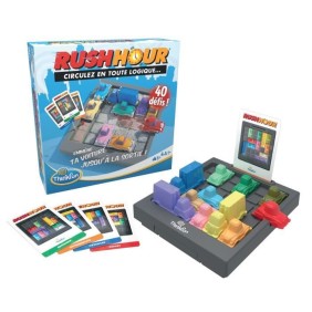 Rush Hour - Ravensburger - Casse-tete Think Fun - 40 défis 4 niveaux - A jouer seul ou plusieurs des 8 ans