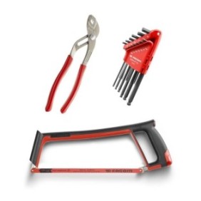 Caisse a outils FACOM + 22 outils - 5 Tournevis Protwist + 6 Clés mixtes OVG + 9 Clés mвles + Scie métaux + Pince - BP.P20ACM1PB