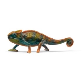 Figurine Caméléon , Figurine qui change de couleur avec la chaleur, jouet pour enfants des 3 ans - Schleich 14858 WILD LIFE