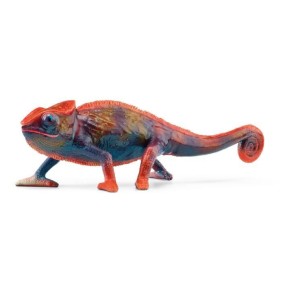 Figurine Caméléon , Figurine qui change de couleur avec la chaleur, jouet pour enfants des 3 ans - Schleich 14858 WILD LIFE