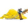 Sauvetage en Parachute, Coffret schleich avec 1 parachute, 1 figurine humaine et 1 dinosaure, Ensemble de Jouets Préhistoriques 