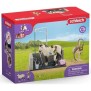 Box Lavage Chevaux avec Figurine Cheval et Cavalier - Coffret de Lavage de Chevaux de 11 Pieces avec Cheval, Cavalier et